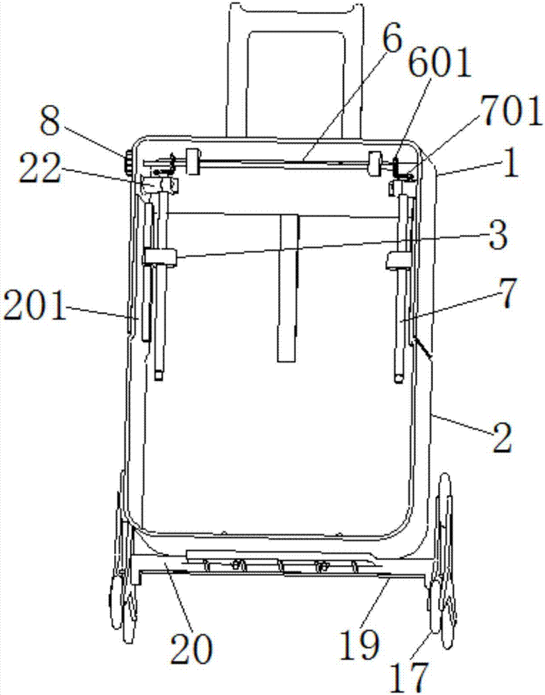 Seat type trolley luggage case with variable volume
