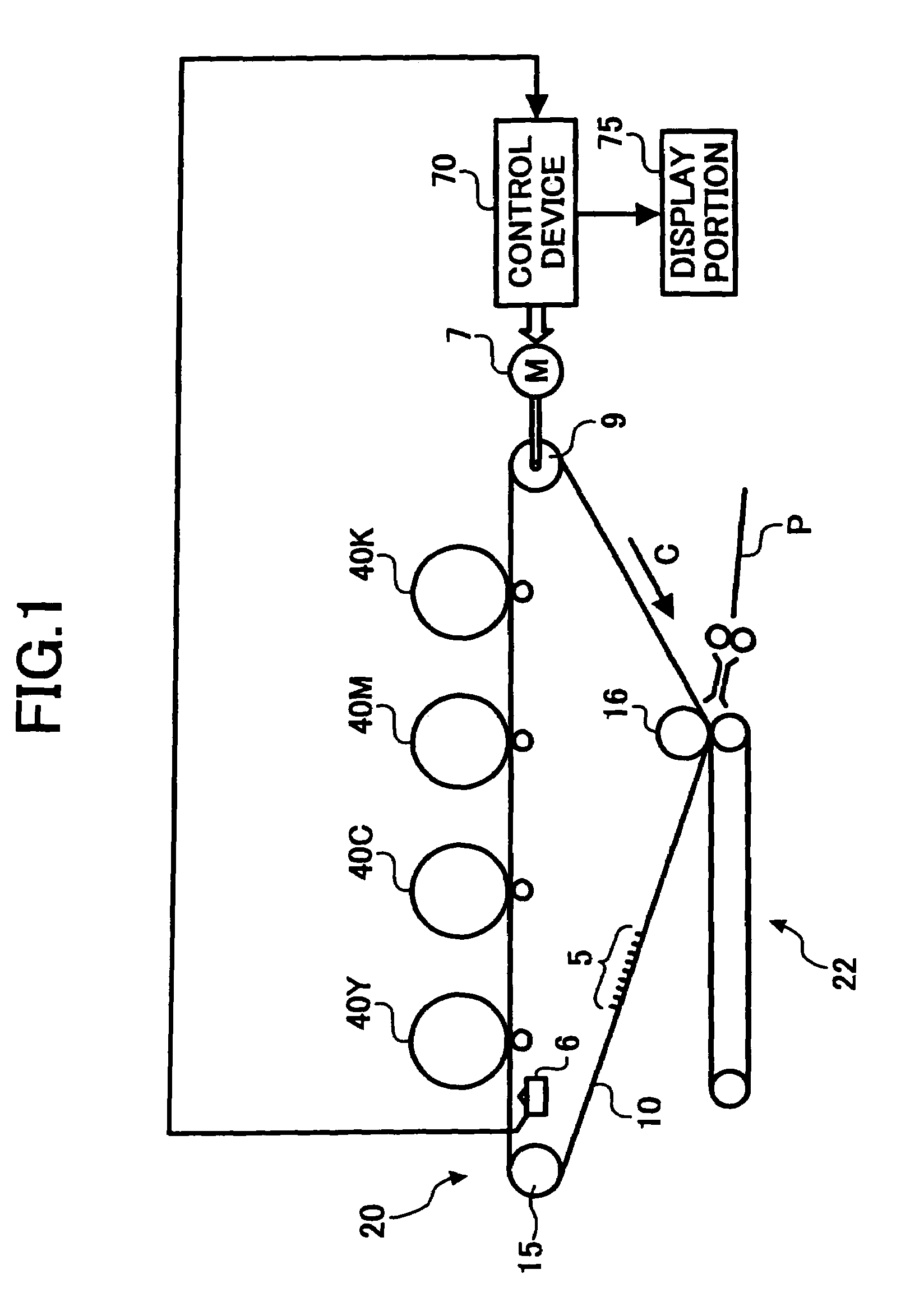 Belt device, image forming apparatus, and method to control belt speed