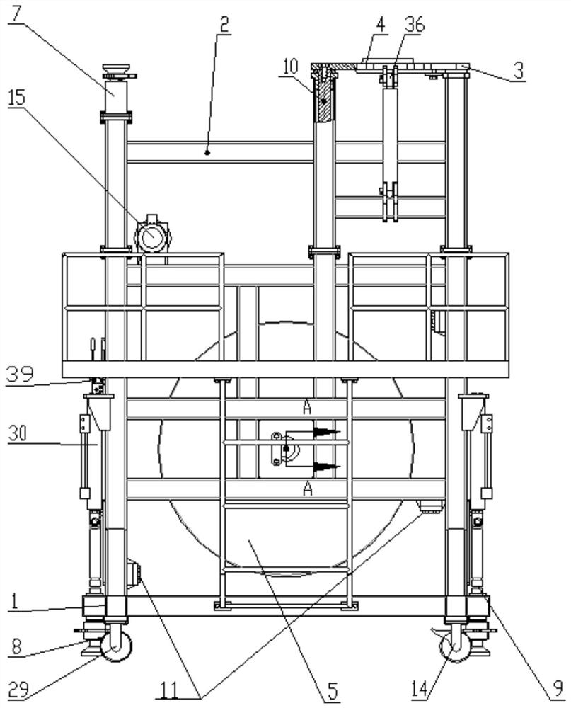 A movable steel strand threading guide device and its application method