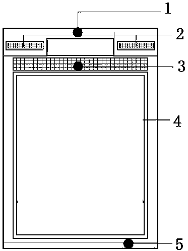 Solar LED warning board