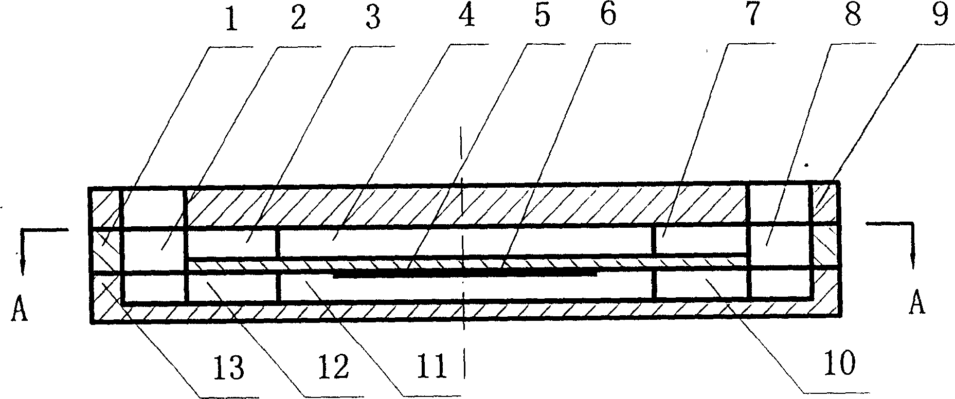 Valve less thin film driven micro pump