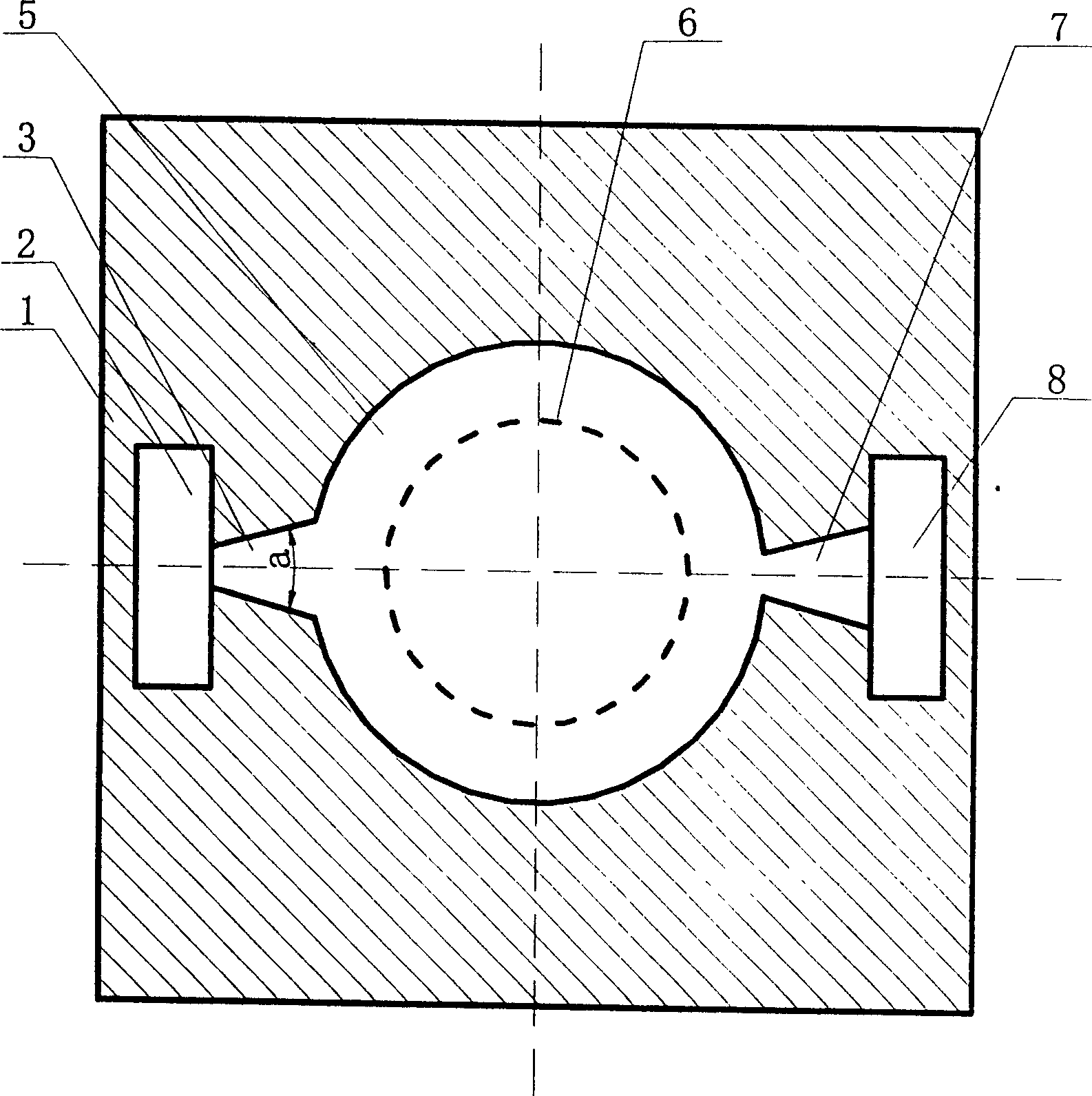 Valve less thin film driven micro pump