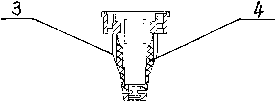 Internal magnetic core connecting line