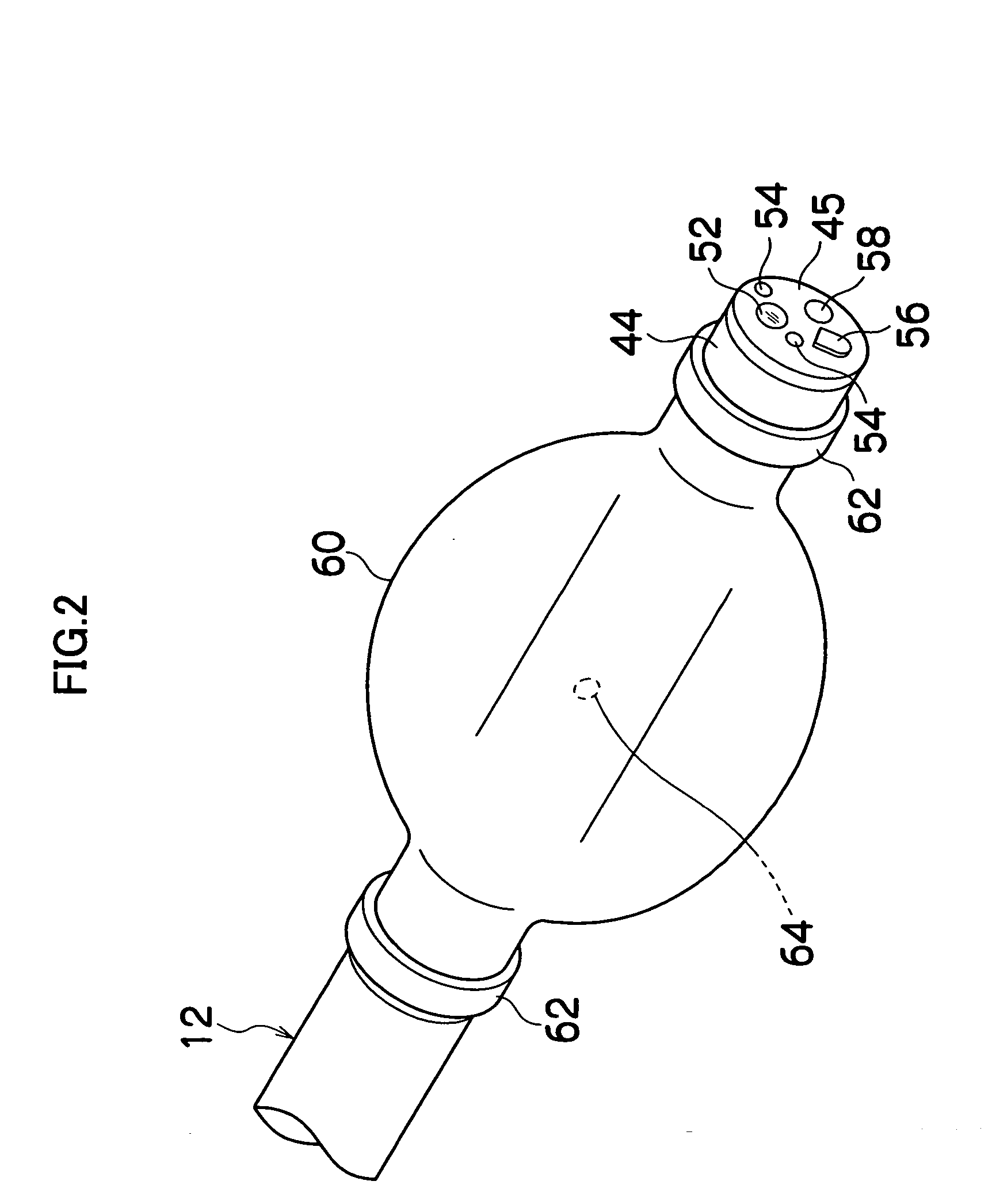 Balloon control device for endoscopic apparatus