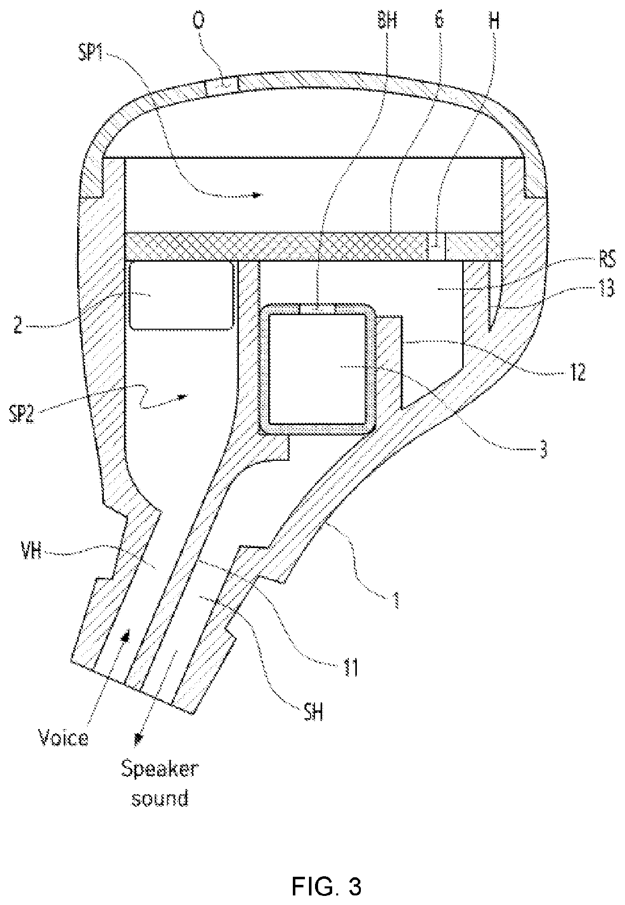 Earset having utterer voice restoration function