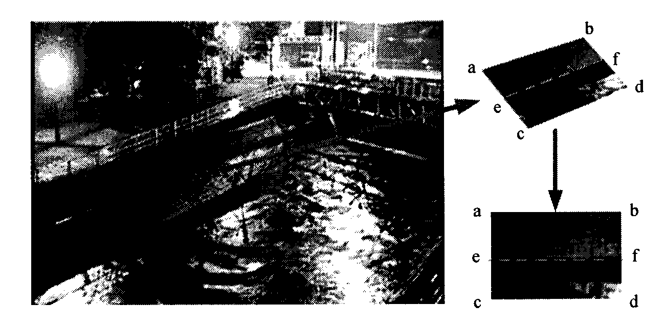 River water level monitoring method based on monocular camera