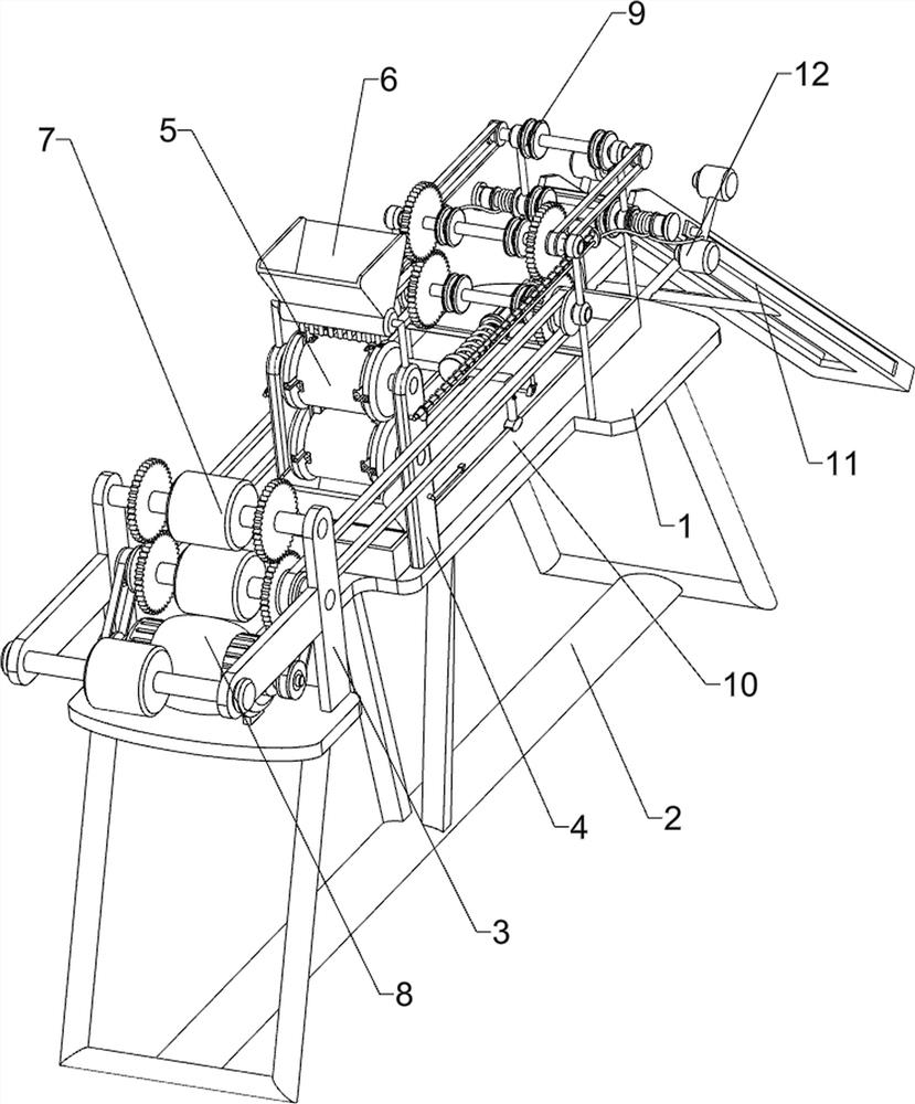 A uniform painting equipment for I-beam