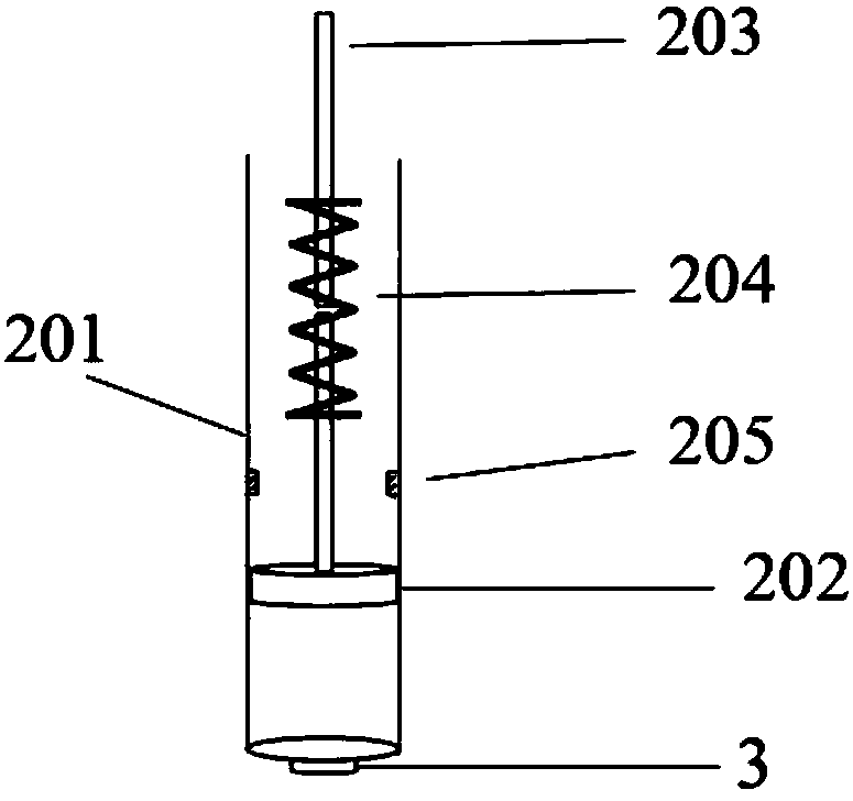 Automatic quantitative gradient sample adding type multichannel pipettor piston assembly