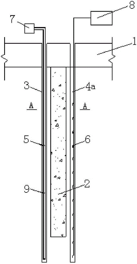 Pile foundation length testing method based on thermal response