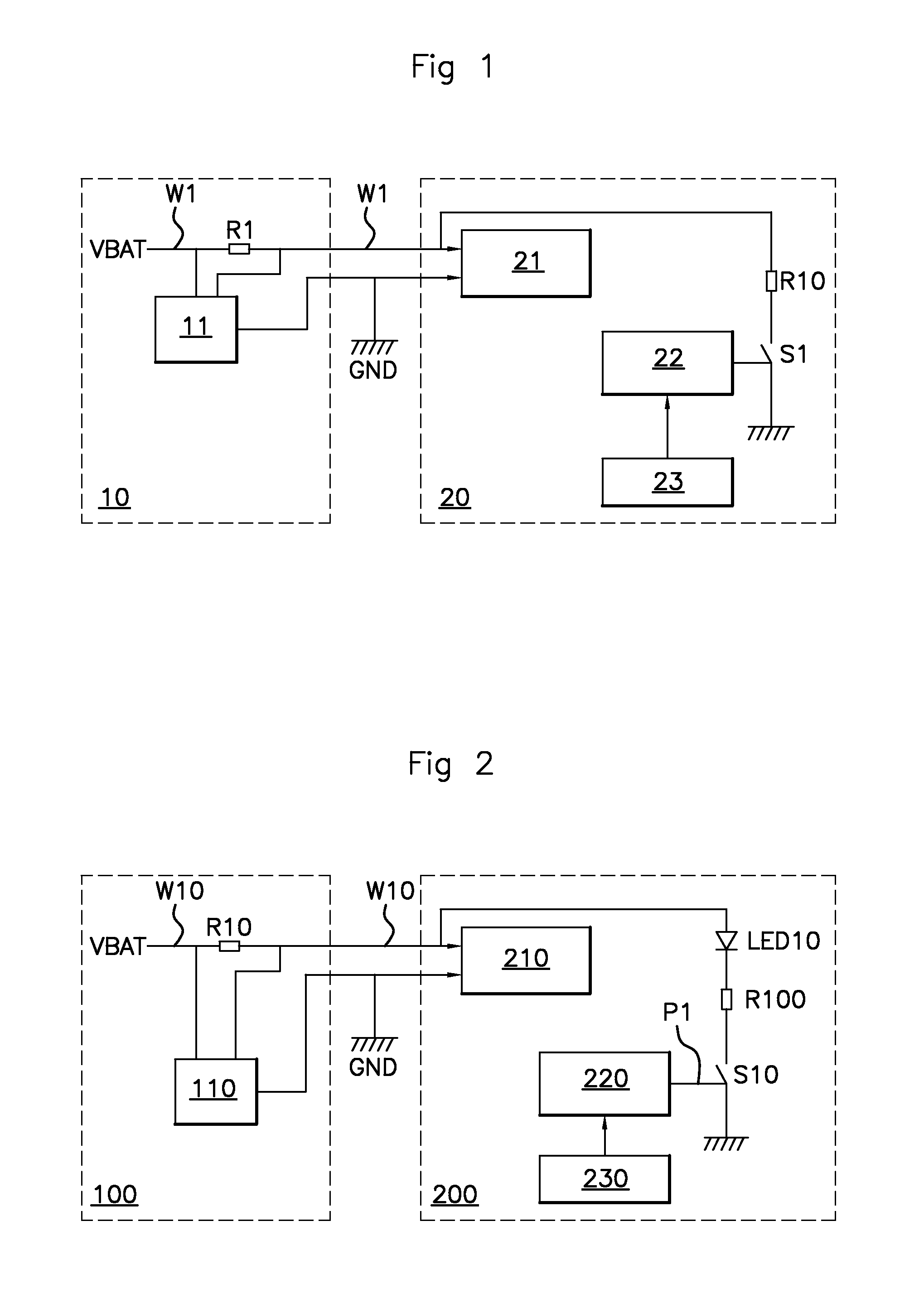 Device and method for communication between an electronic module and a detection sensor in the presence of a light source