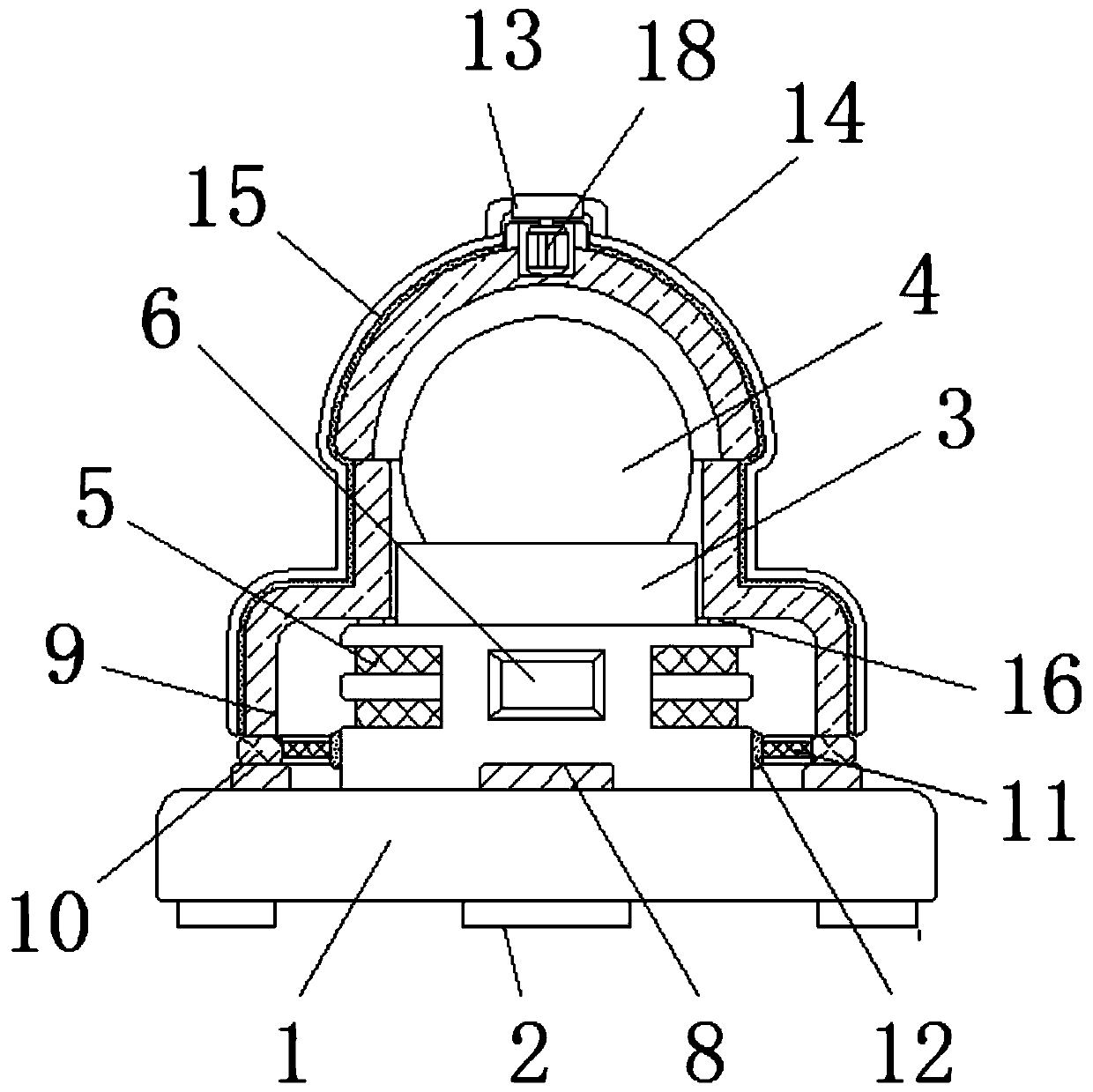 Assembled LED dustproof lamp