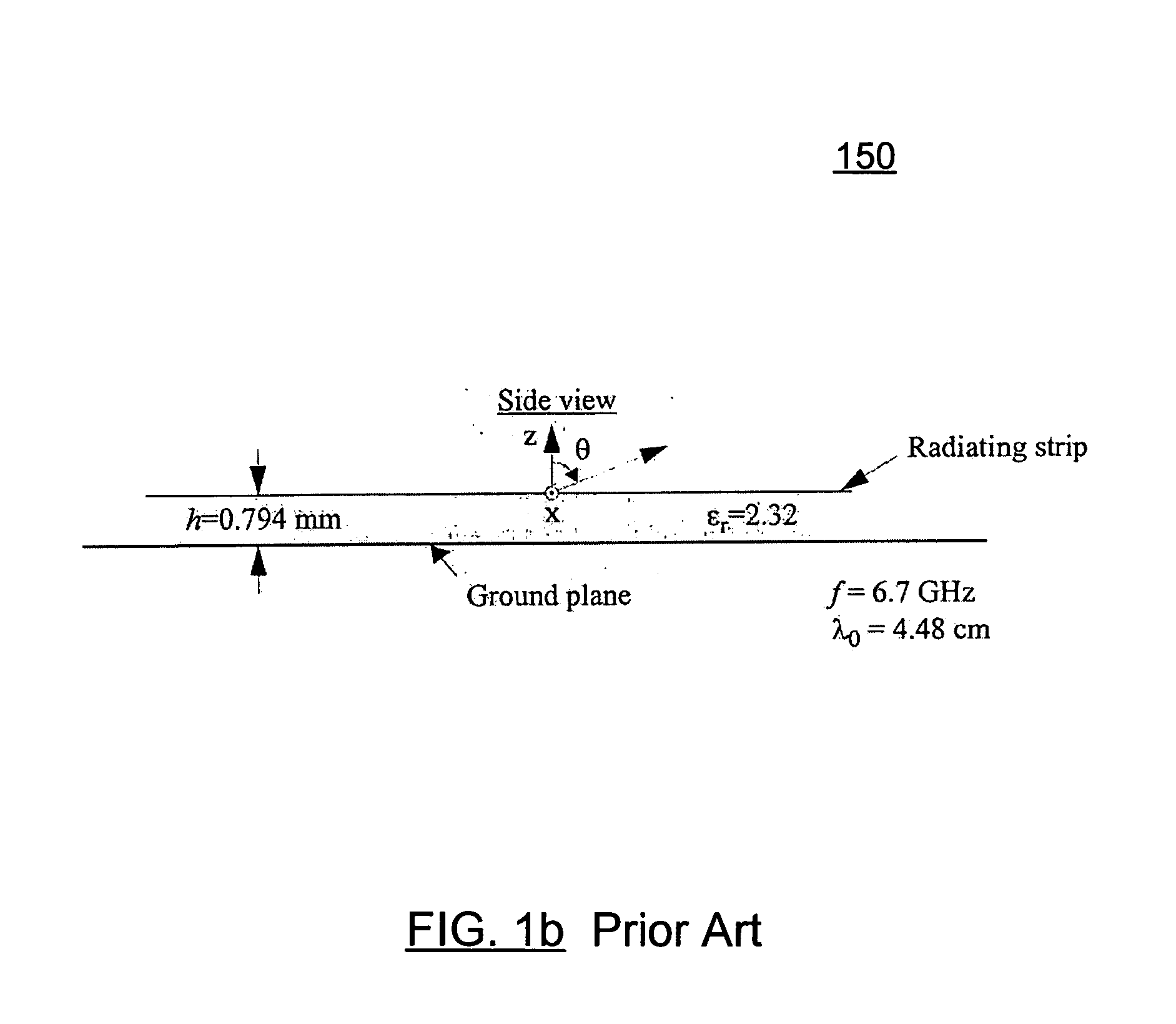 Fixed-frequency beam-steerable leaky-wave microstrip antenna