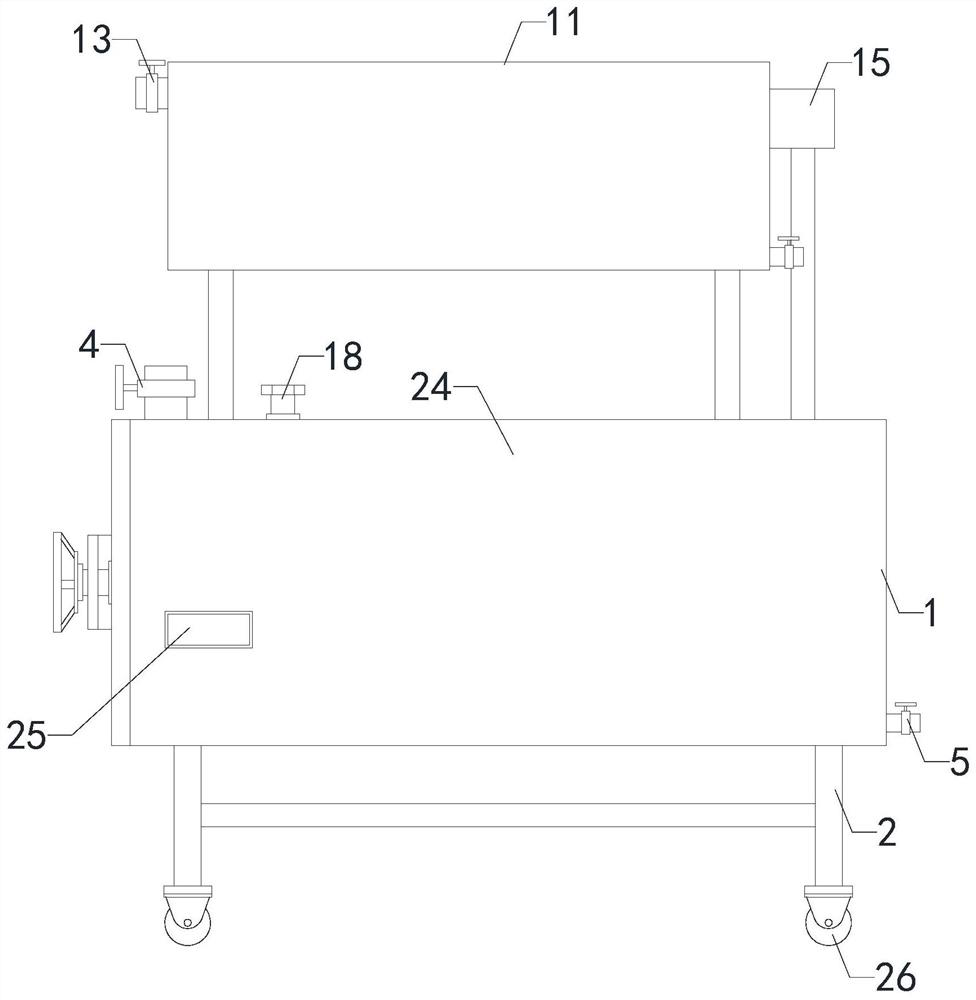 Double-layer water bath type high-temperature and high-pressure conditioning sterilization pot