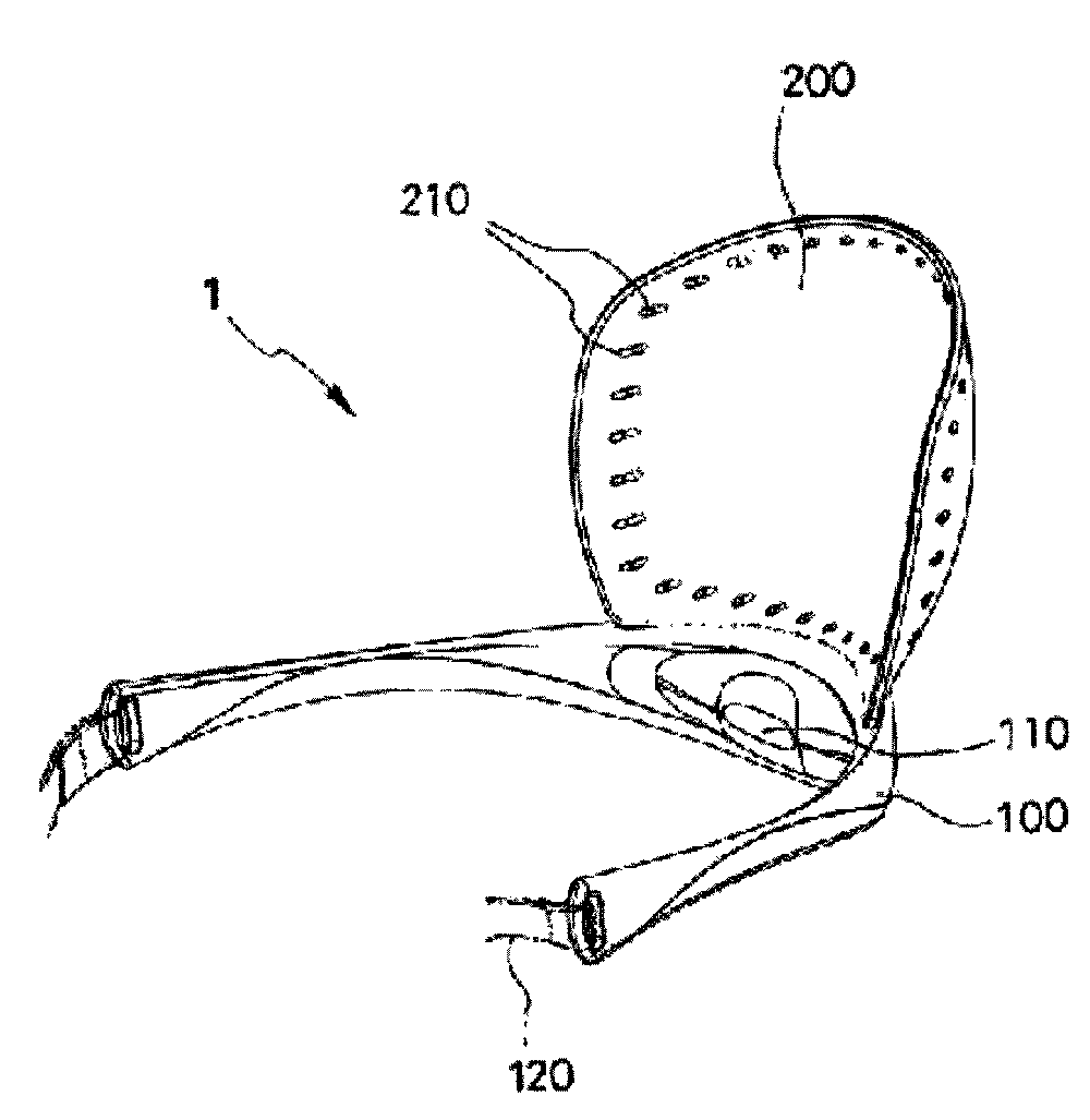 Sanitary mask for the protection of others