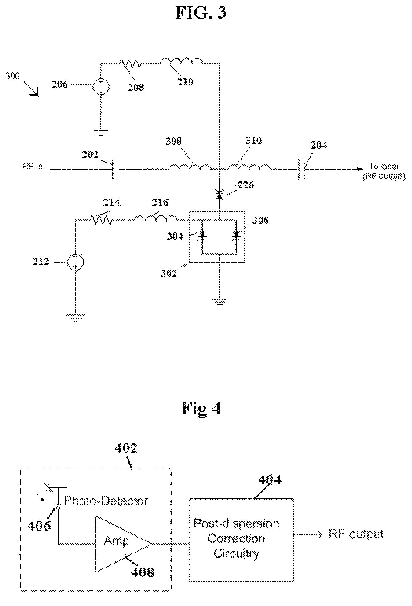 Dispersion compensating varactor circuit