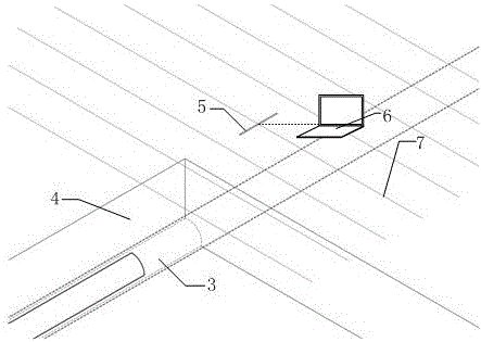 Buried iron pipeline detection and accurate positioning method and device