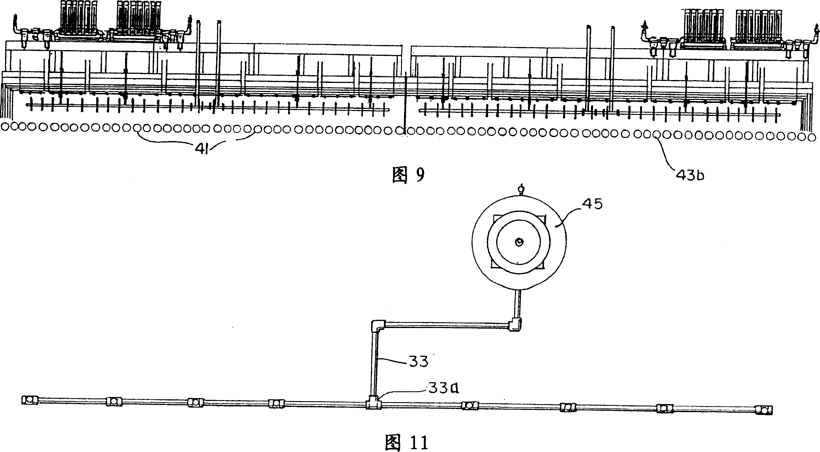 Convective method of heating glass sheets using compressed air in conjunction with heated oven air