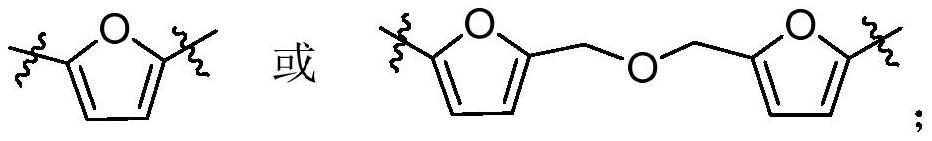 A kind of bio-based furan epoxy resin polymer and its preparation method and application