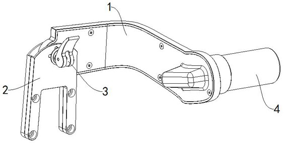 A folding structure of rtk antenna