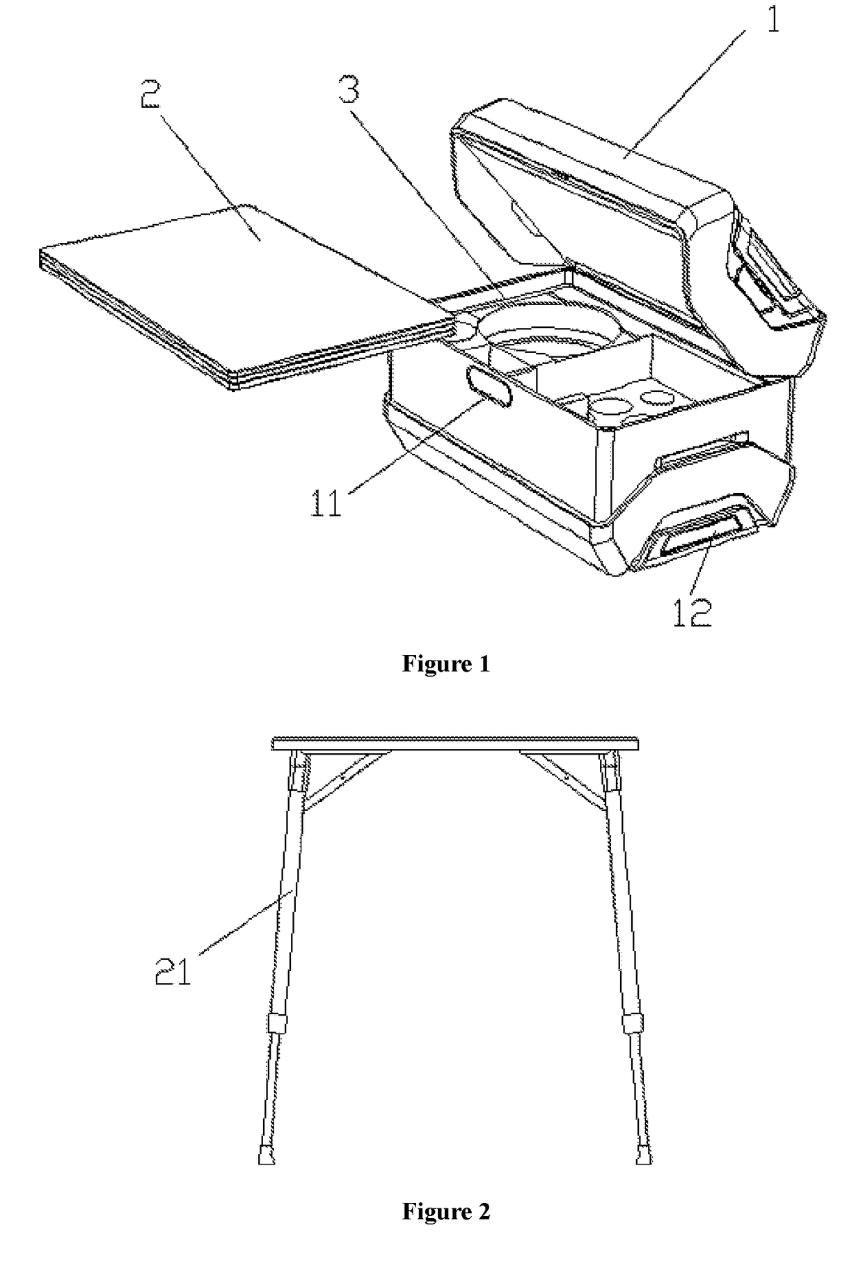 Multifunctional picnic box