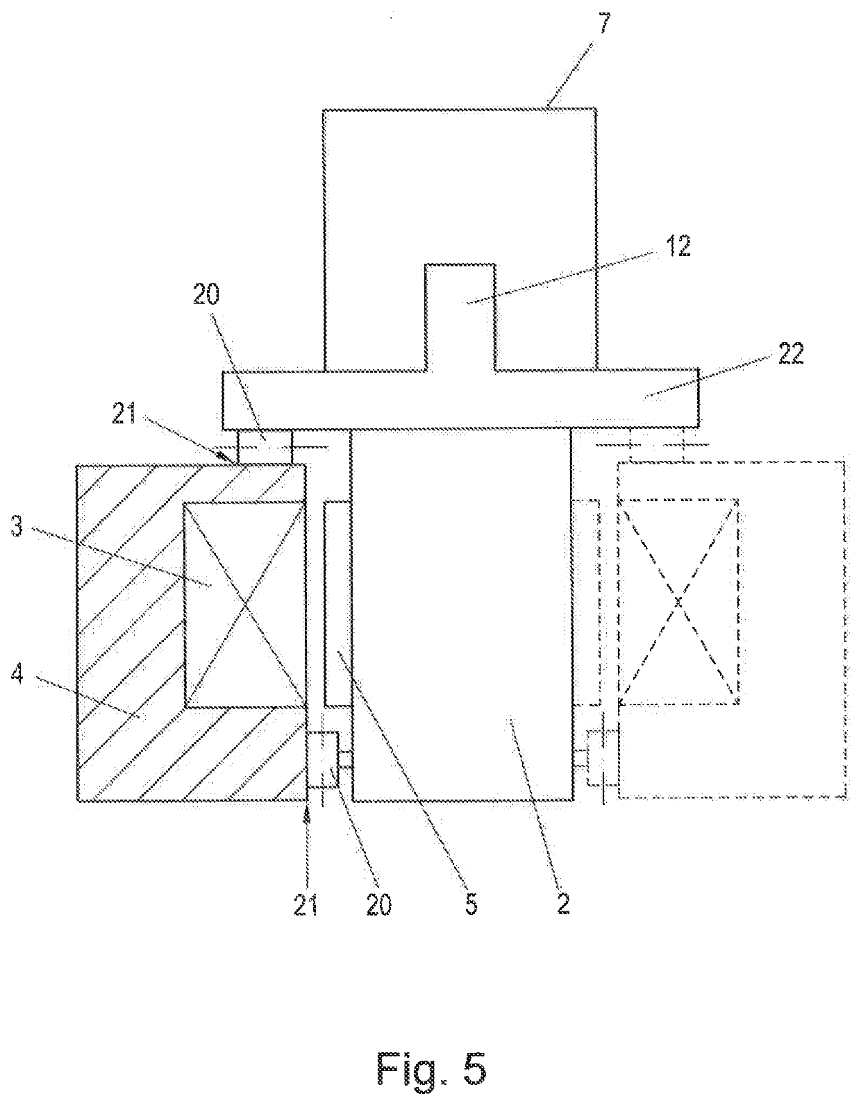 Electromagnetic conveyor with weighing station