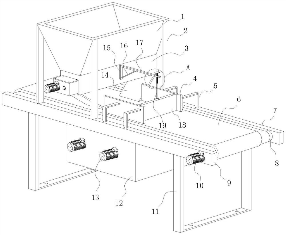 Steel mill waste residue crushing magnetic-separation processing device