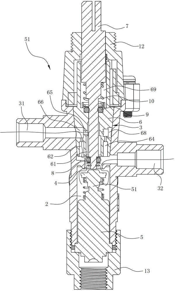 Fuel gas valve for assisting gas supply and ignition