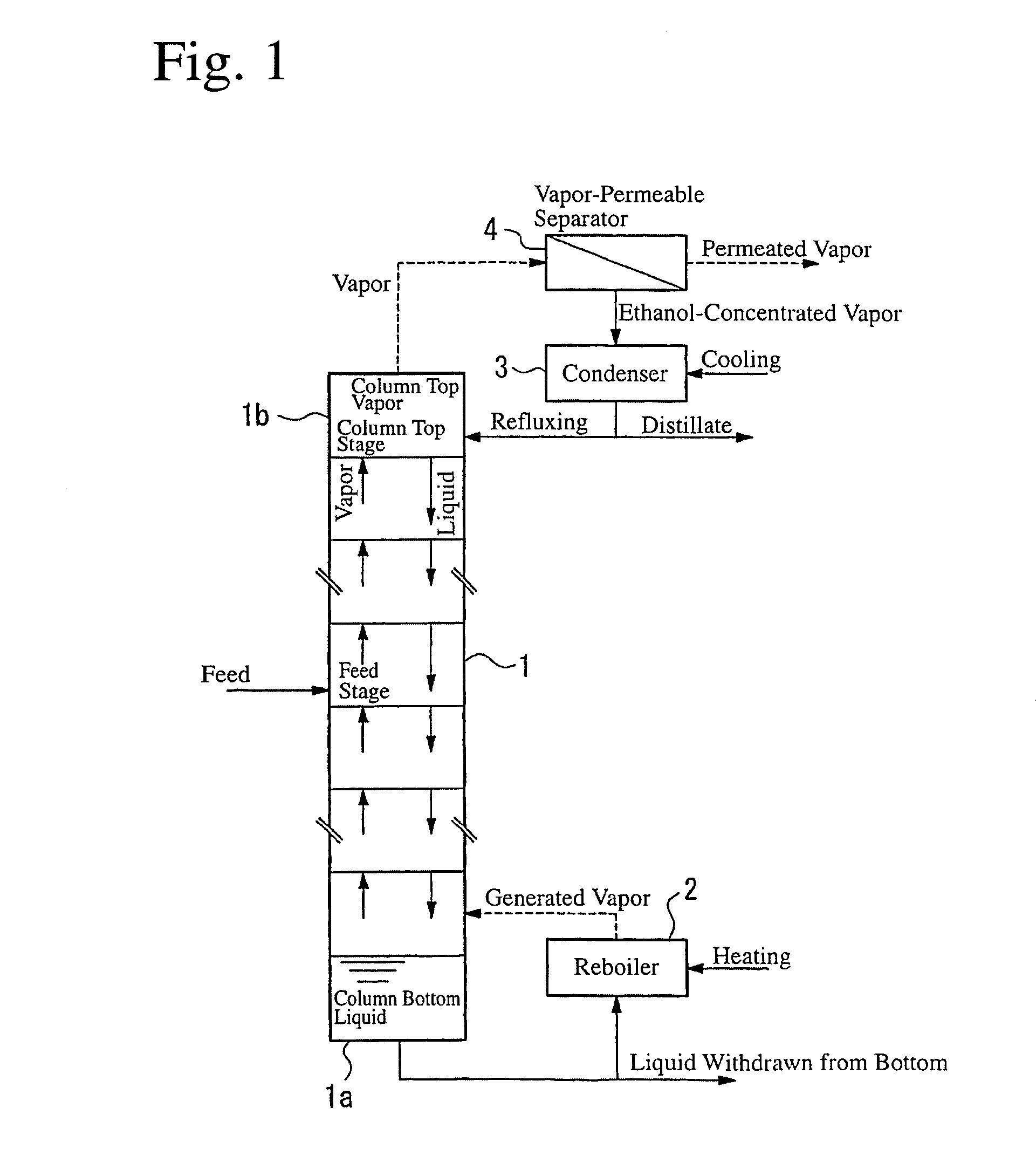 Apparatus for concentrating water-soluble organic material