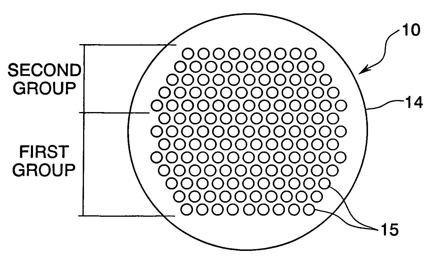 Condenser for refrigerating machine