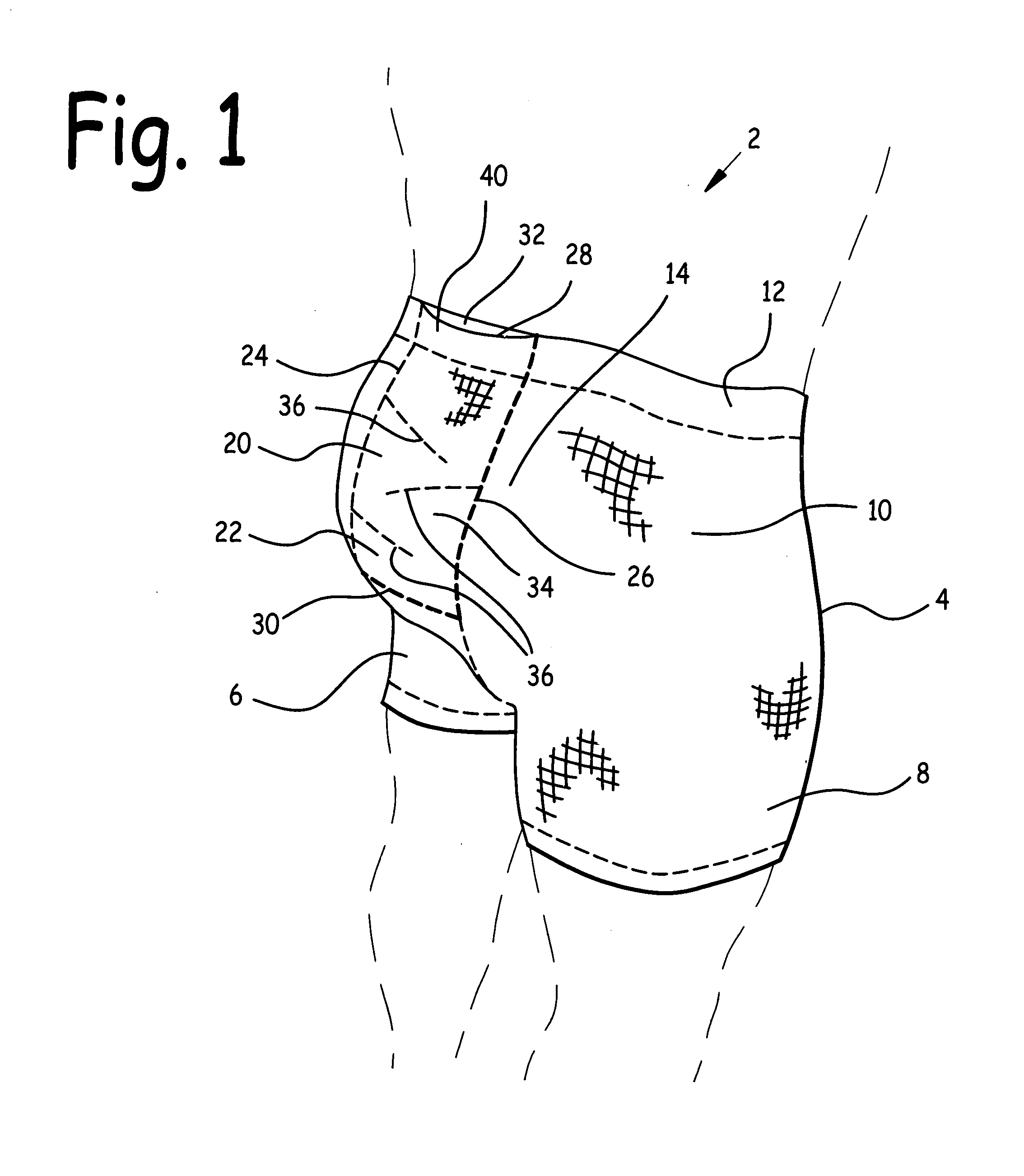 Undergarment with powder dispenser and method of use
