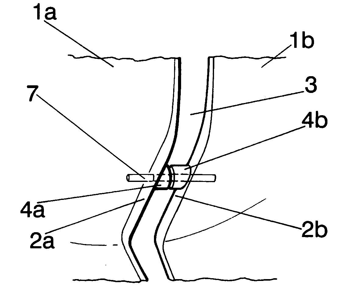 Connecting system for connecting the parts of a garment display device, and garment display device comprising the connecting system