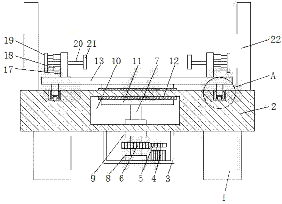 Valve machining platform with rotary function