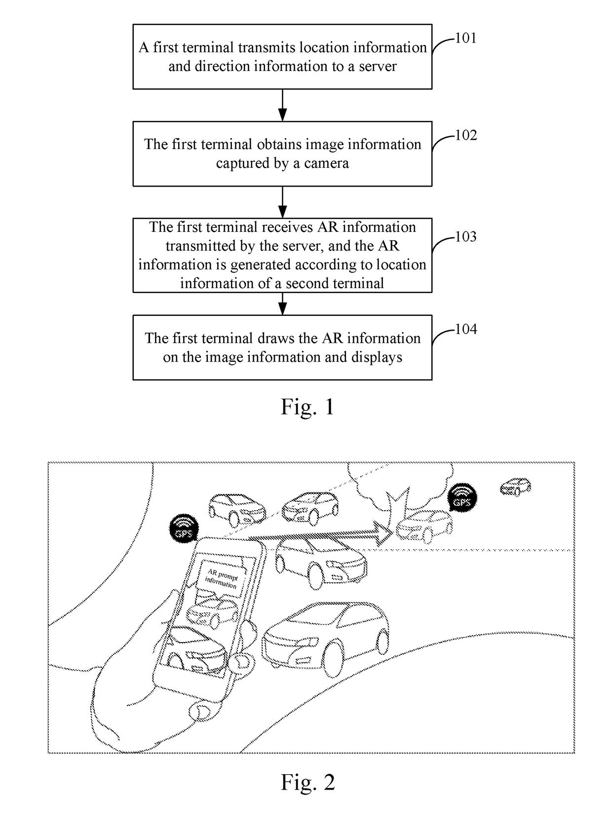 Augmented Reality Positioning Method and Apparatus for Location-Based Service LBS