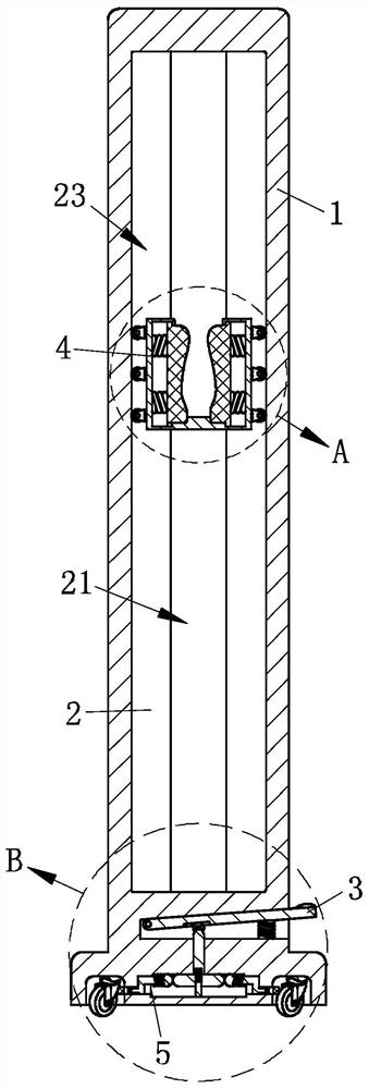 Thermal insulation stone-like paint spraying device for old community transformation