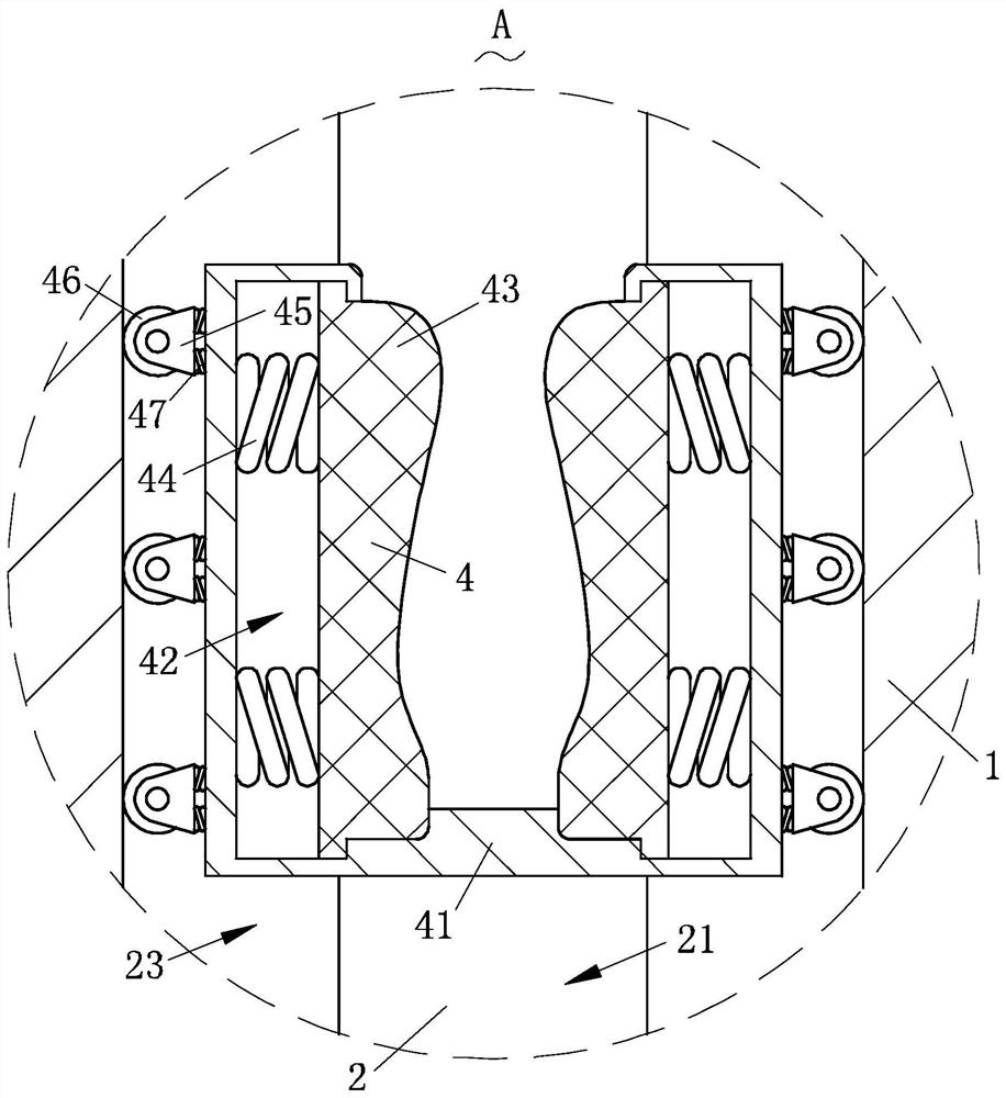 Thermal insulation stone-like paint spraying device for old community transformation