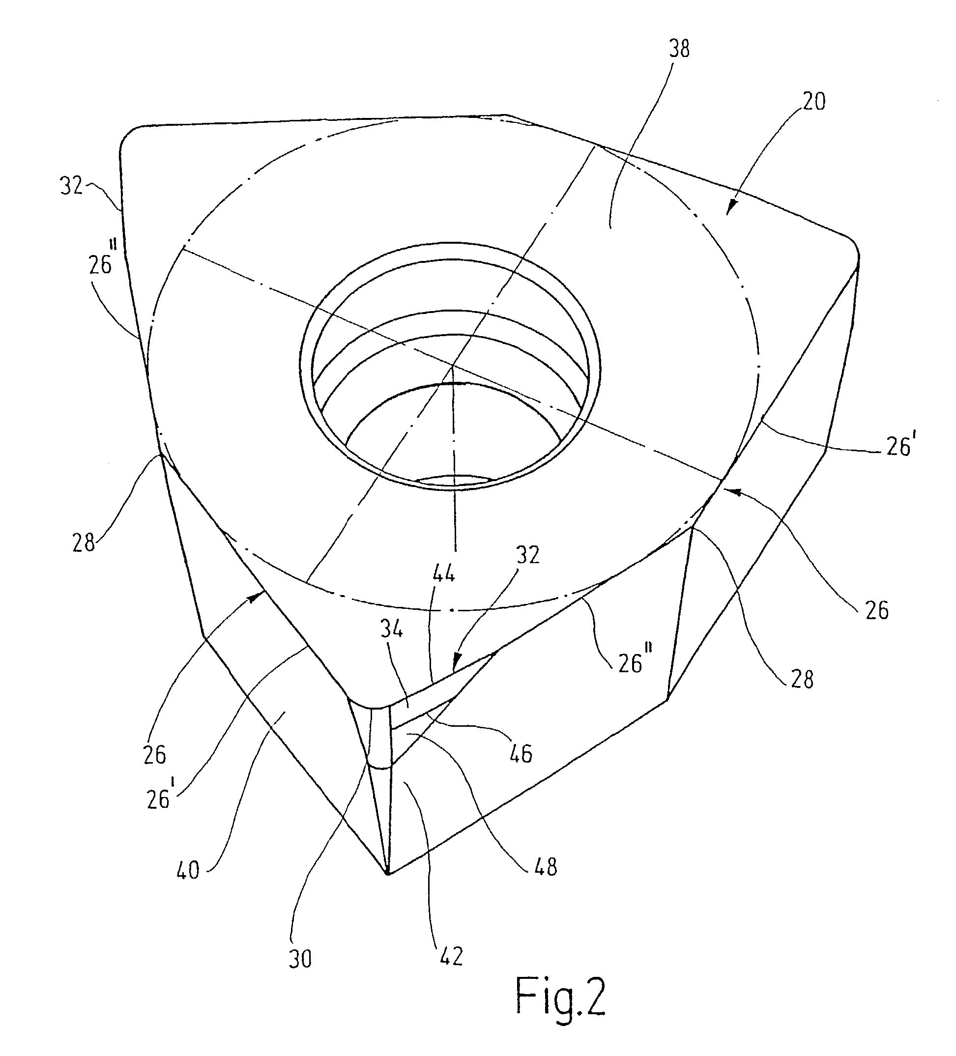 Cutting plate for rotating tools