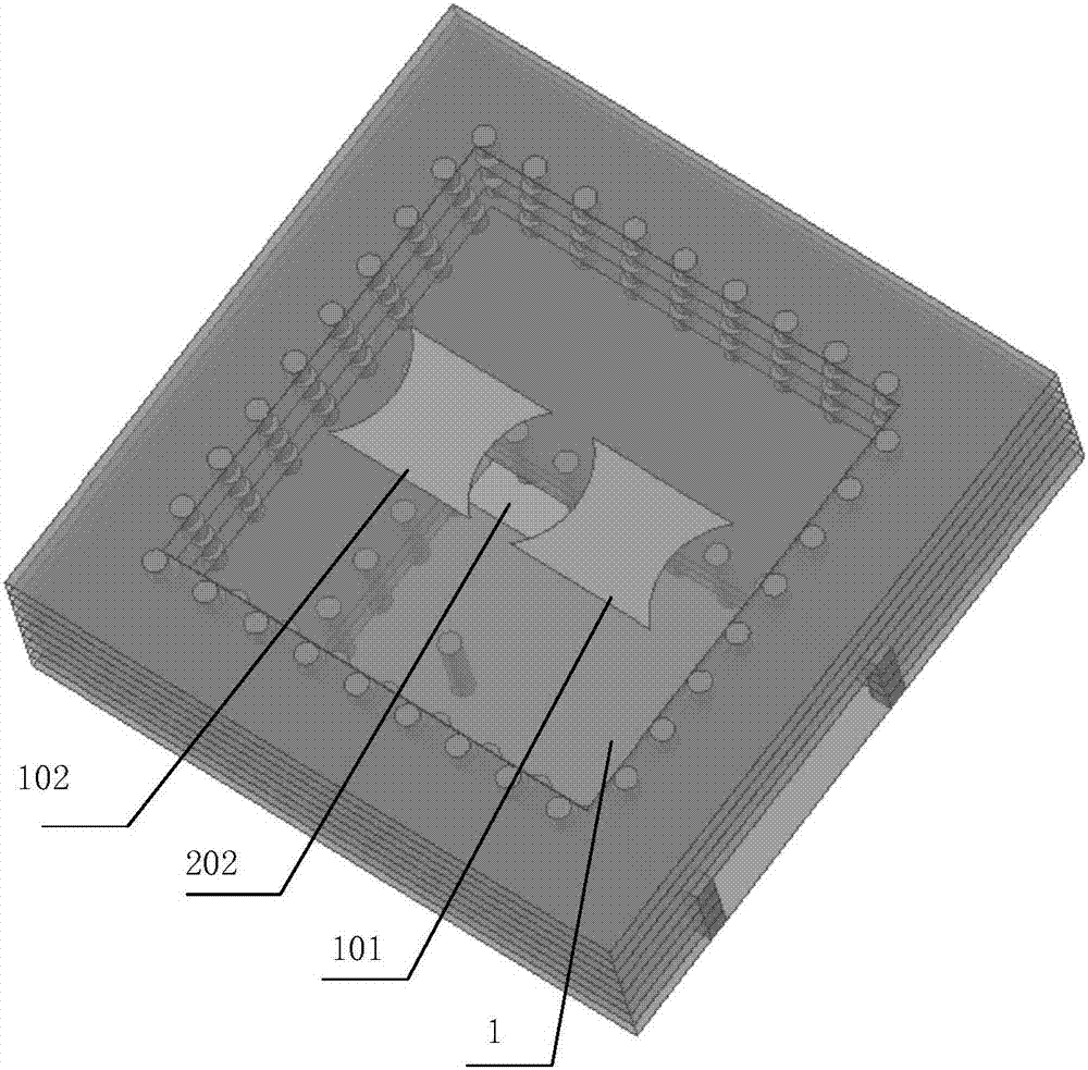 Substrate integrated cavity millimeter wave antenna
