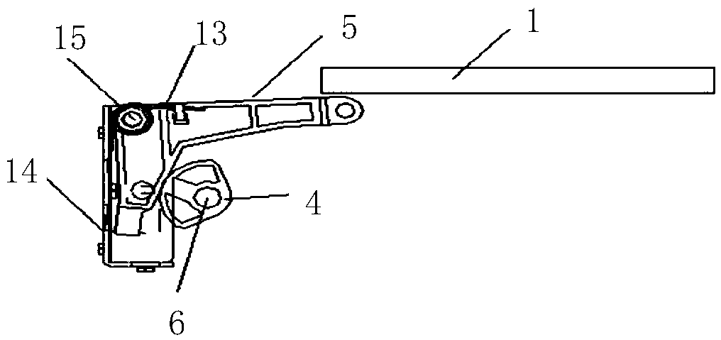 Gate device used for self-service equipment
