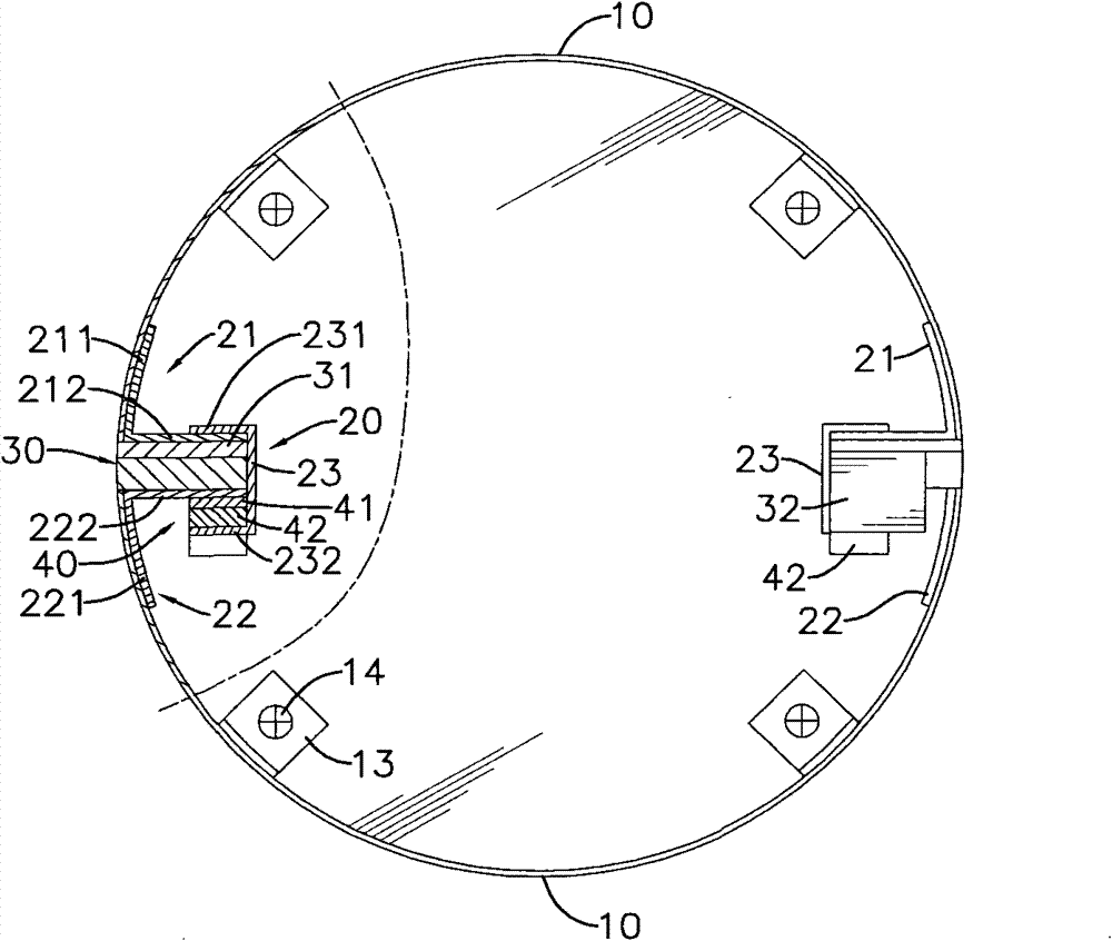 Detachable die for manufacturing ventilation port of RC (Reinforced Concrete) floor slab and construction method of ventilation port