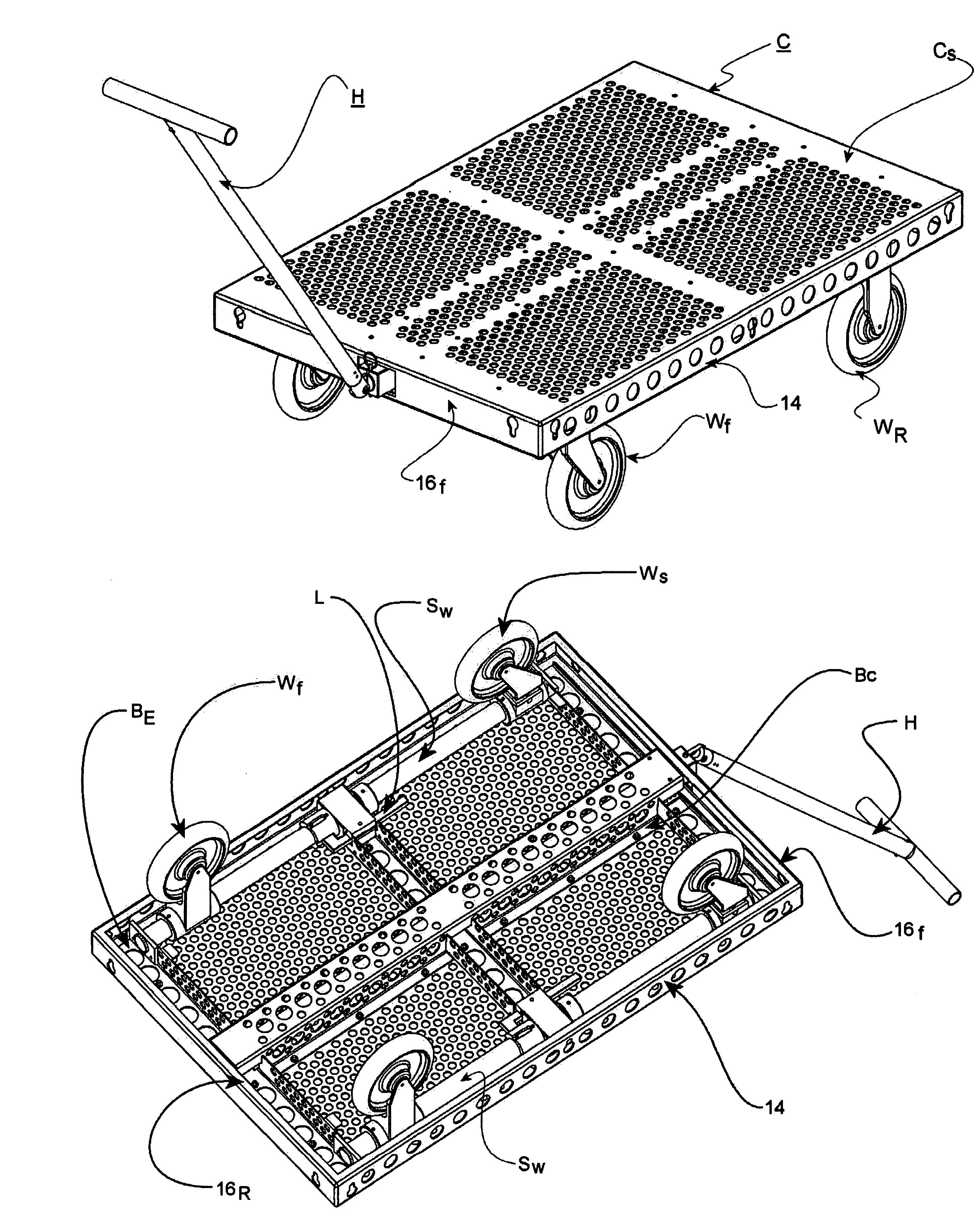 Multi-purpose cart assembly