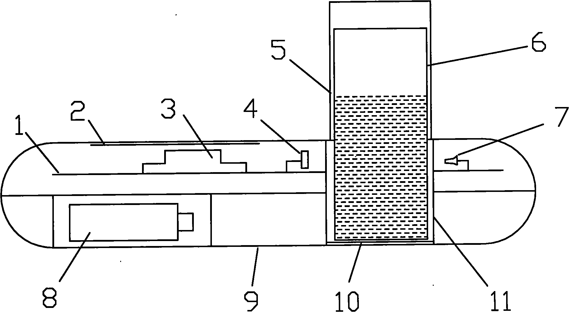 Method for fast measuring ozone in water and apparatus thereof