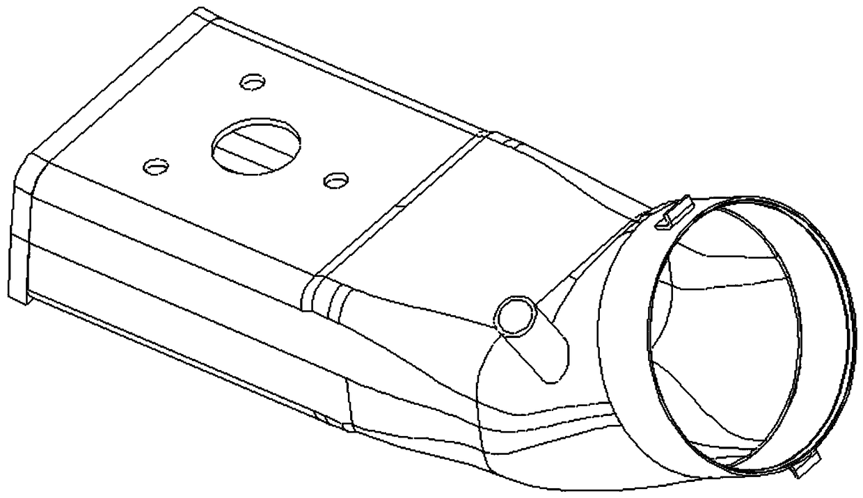 Water swelling forming technology of silencer of vehicle