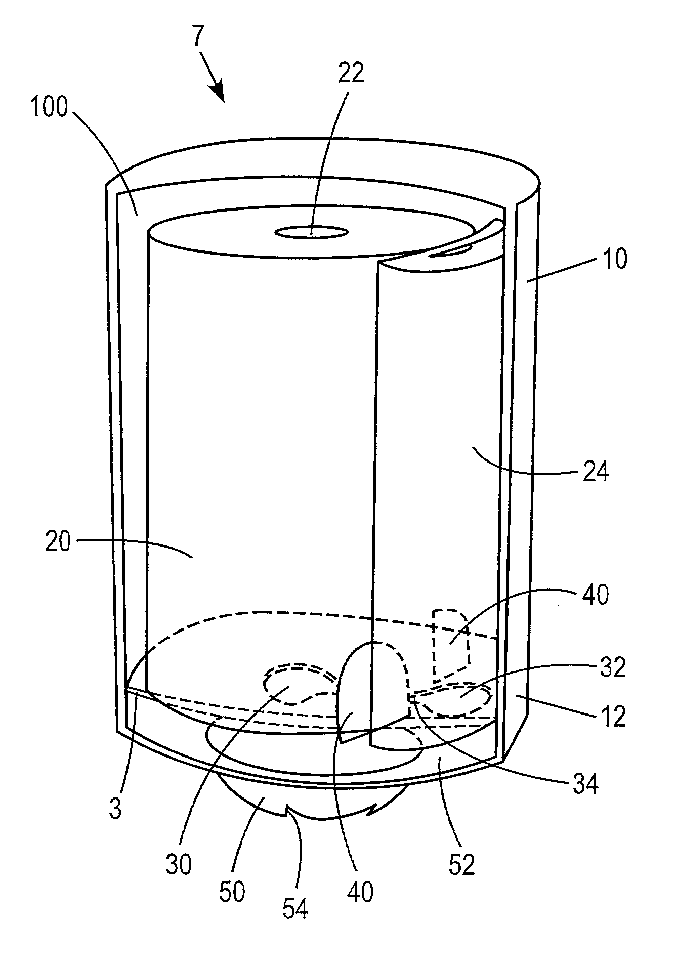 Dispenser for dispensing paper from center-feed tissue paper rolls