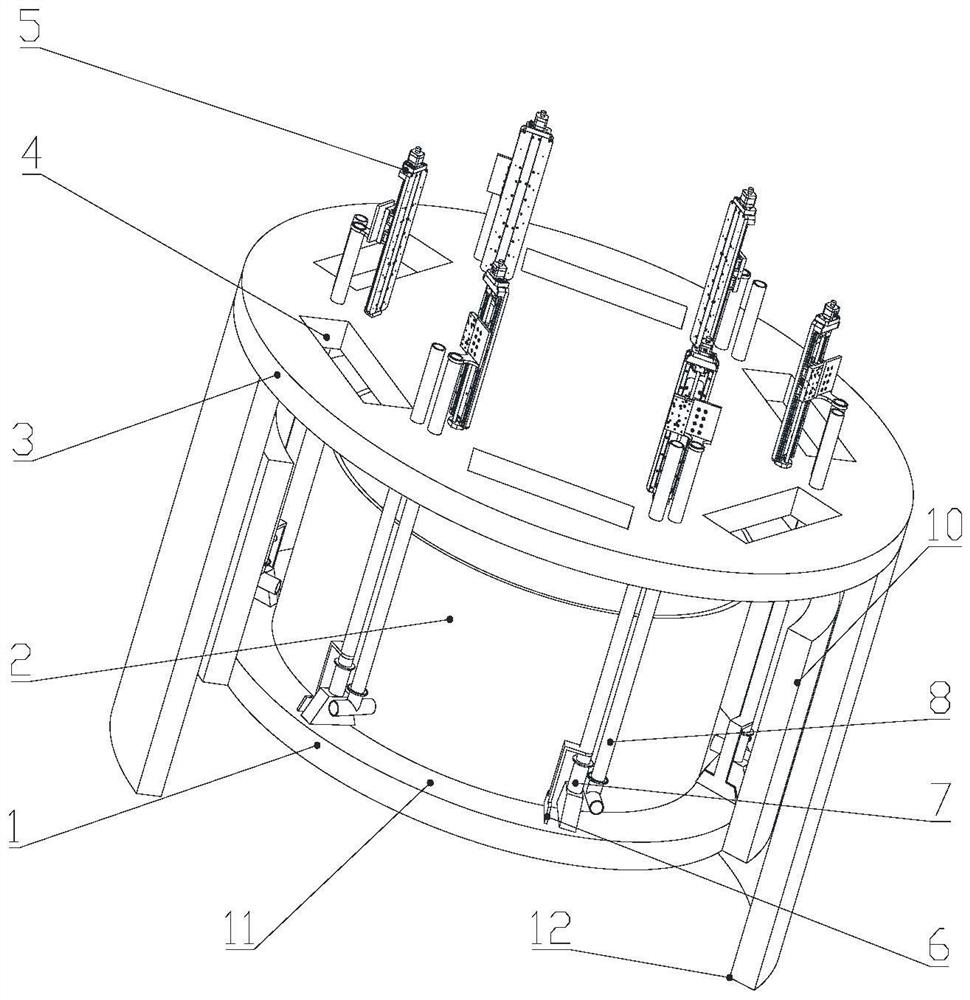 An array type laser rotation printing additive manufacturing equipment and printing method