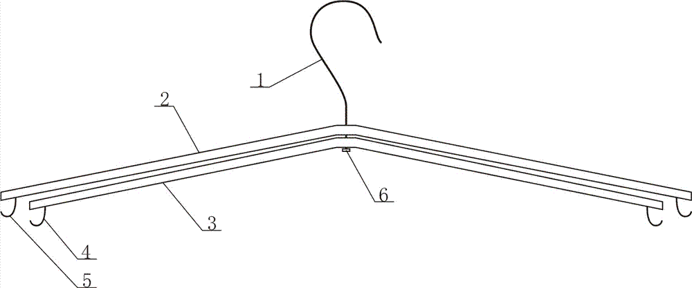 Dual-layer clothes hanger