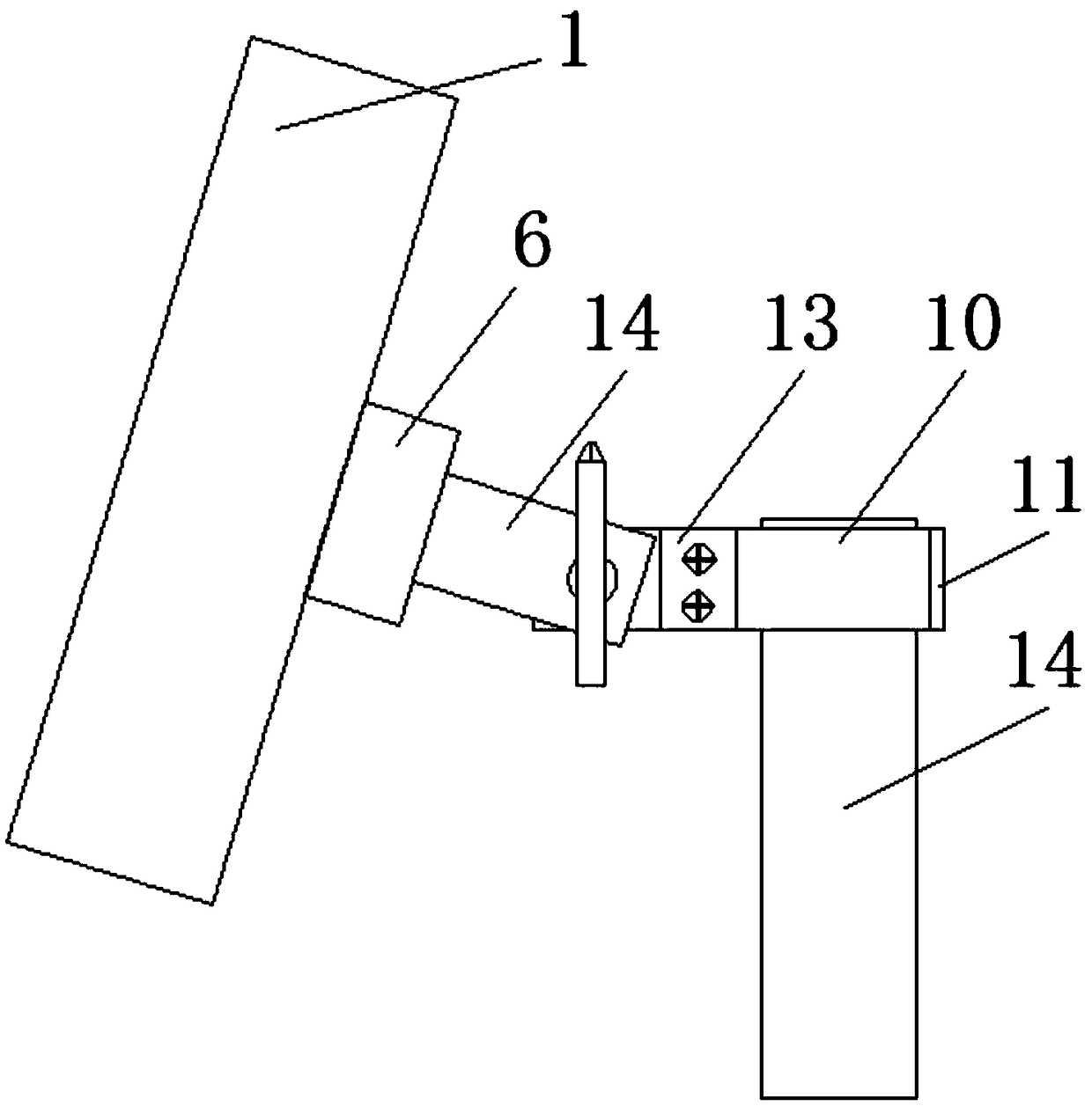 Display screen connecting device for winding machine in carrier coil machining