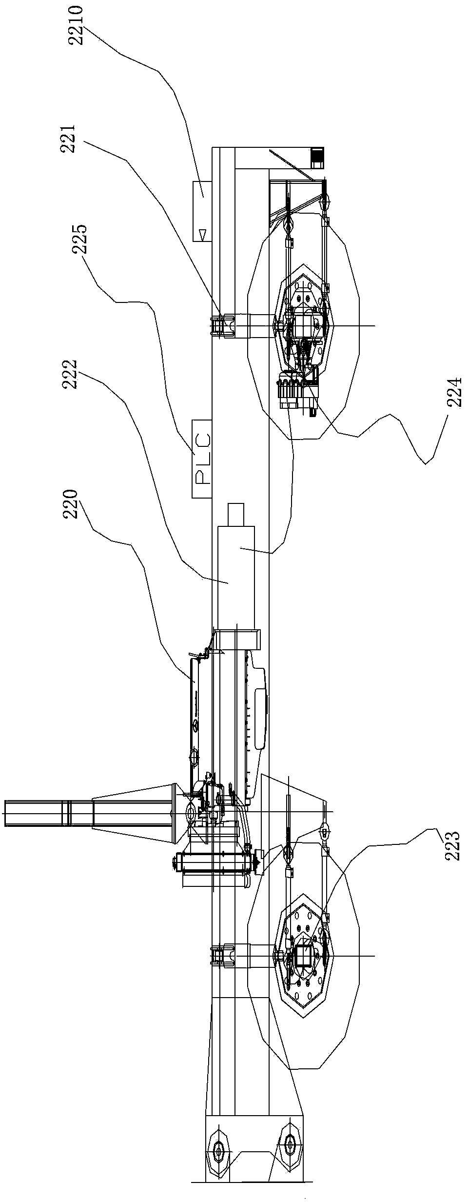 Crane body butt joint work method