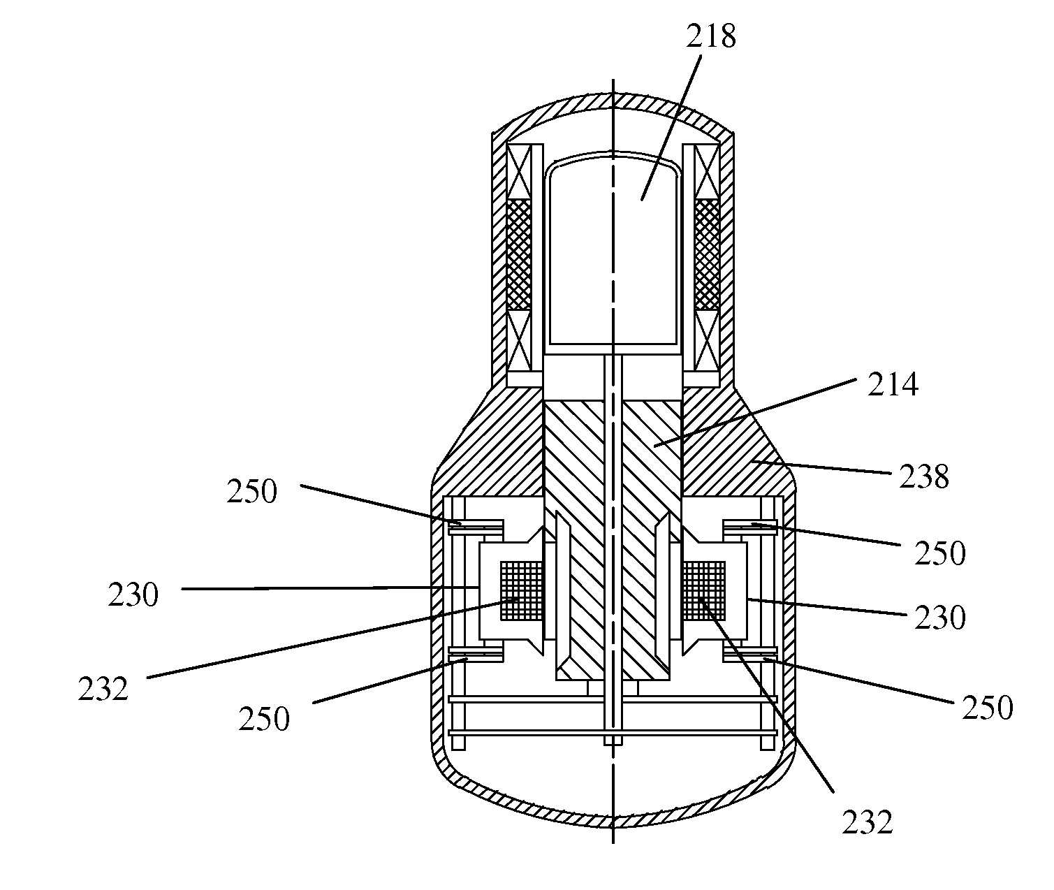 Resonant stator balancing of free piston machine coupled to linear motor or alternator