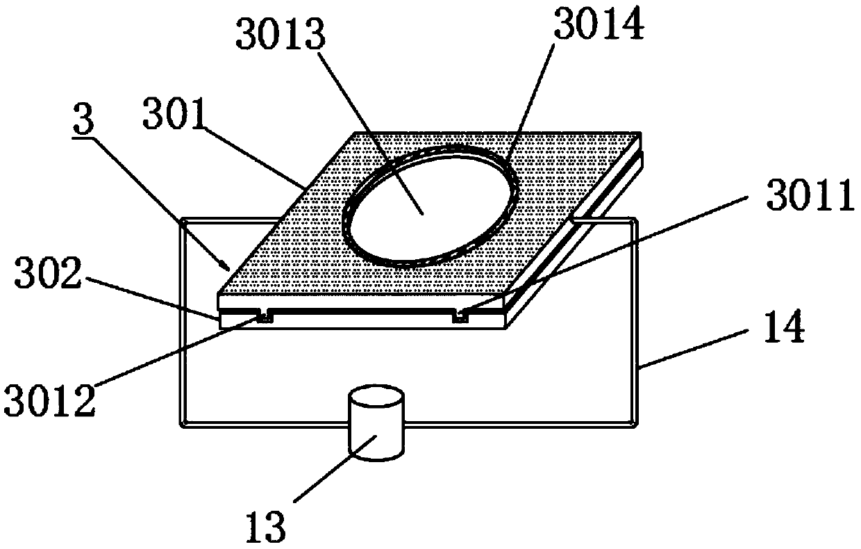 Detection device for airtightness of food packages and detection method