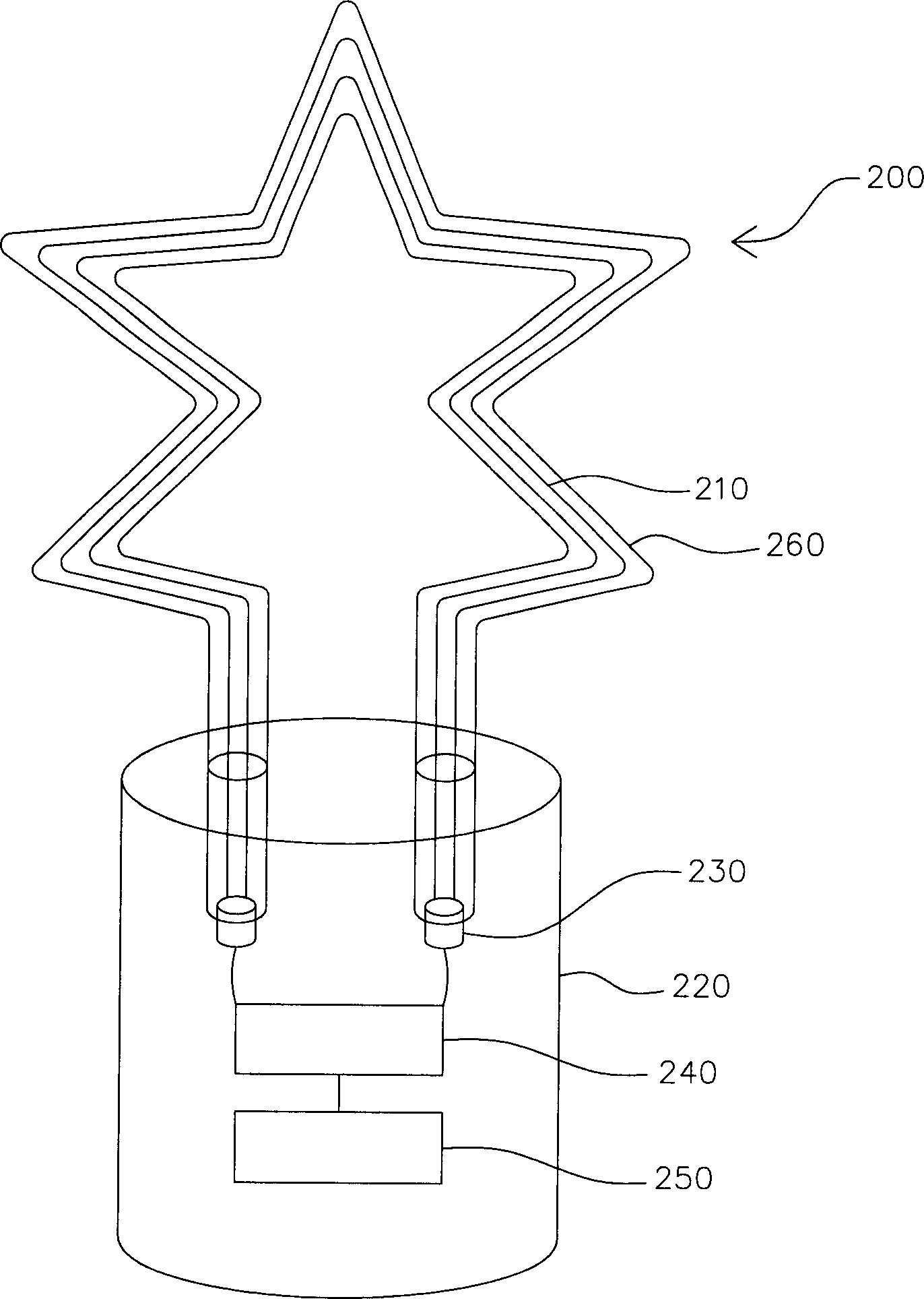 Optical fiber sculpture lamp and method for manufacturing the same